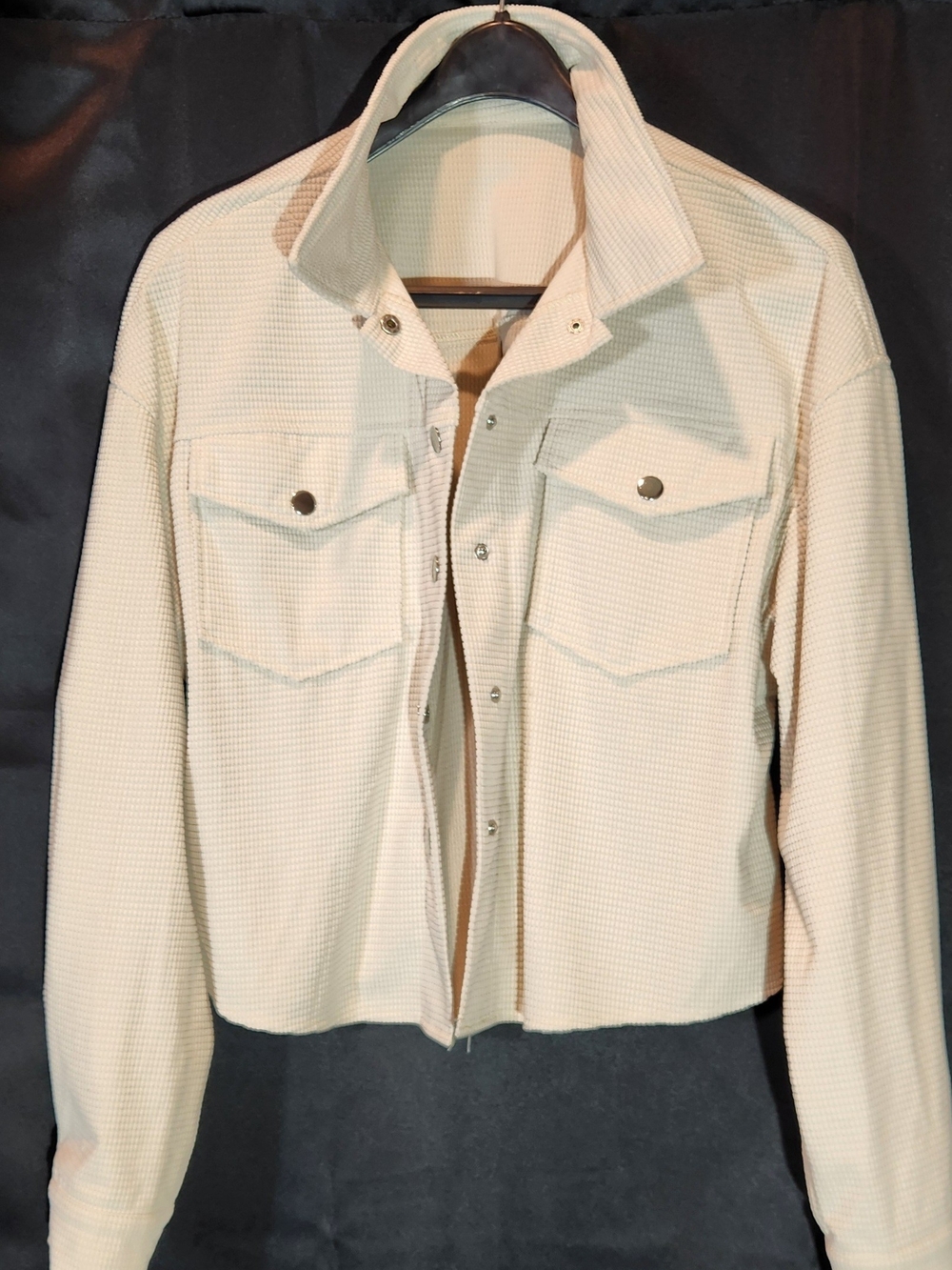 Lightweight & Comfy, Waffle Textured Jacket
